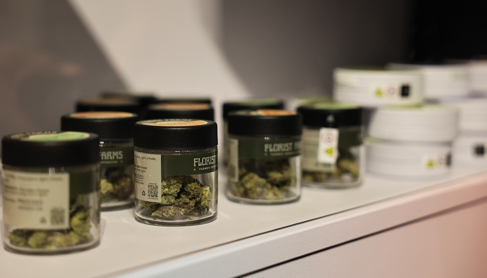 Marijuana in jars