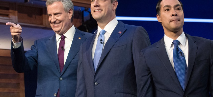 Bill de Blasio, Tim Ryan and Julian Castro were among 10 to face off during the first presidential debate Wednesday!