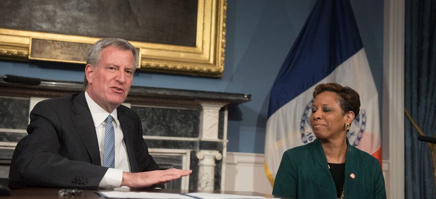 Bill de Blasio Charter Revision Commission legislation