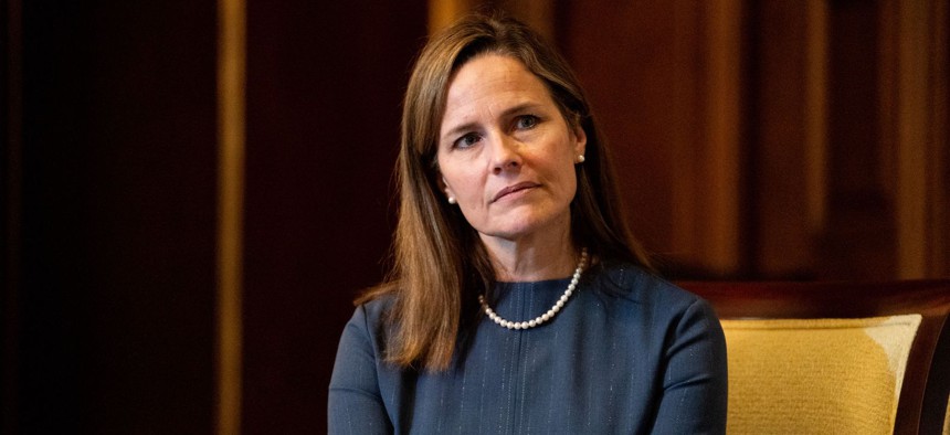 Judge Amy Coney Barrett was confirmed to the Supreme Court on Monday.