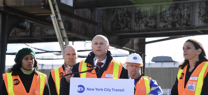 Former New York City Transit President Andy Byford.