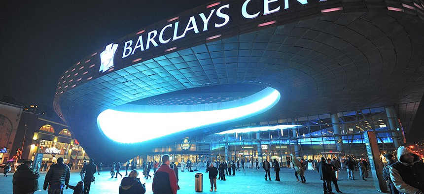 Barclays Center in Brooklyn opened in September, 2012. 