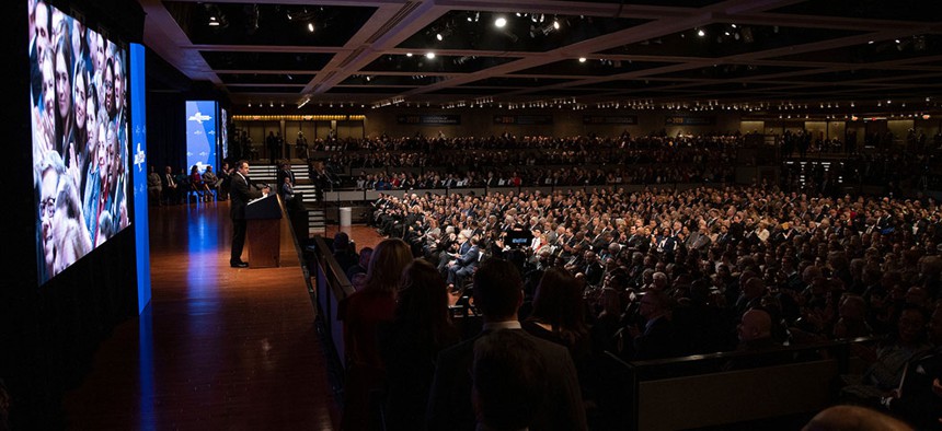 Governor Andrew M. Cuomo delivers his 2020 State of the State Address in Albany.