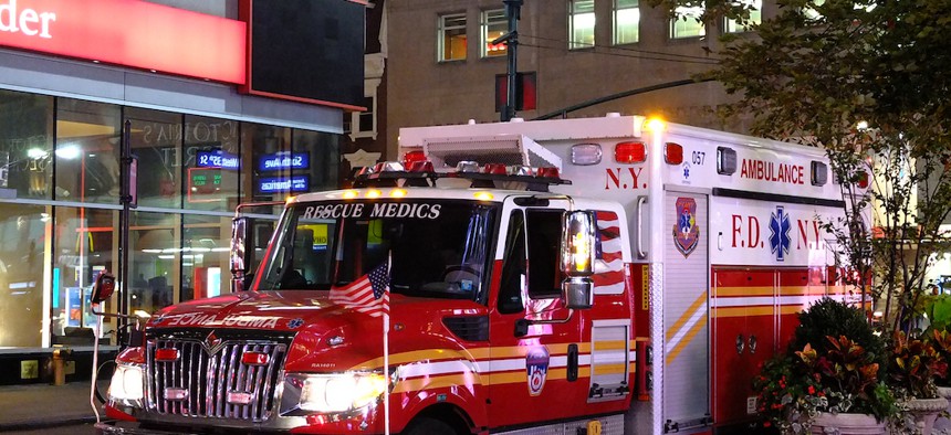 In New York City, the current starting salary for a trained EMS worker is about $33,320, whereas the starting salary for a NYPD officer is $42,500 and it’s $45,196 for a city firefighter.