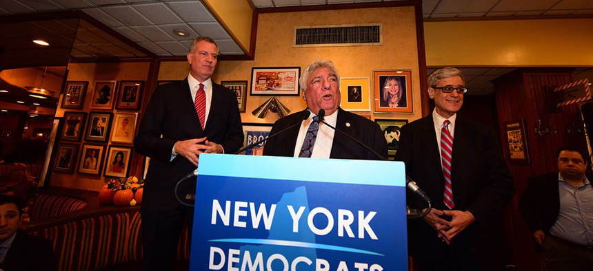 Head of the Brooklyn Democratic Party, Frank Seddio, announced that he will step down this week.