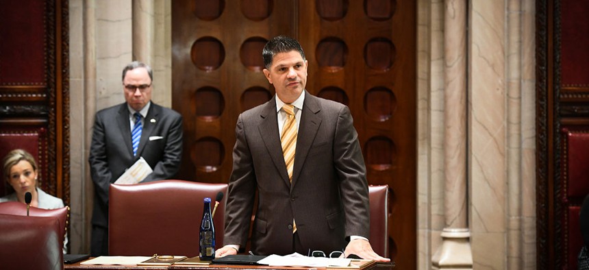 State Sen. George Amedore announced he would not seek re-election.