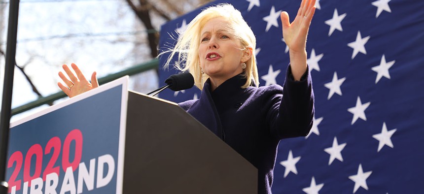 Senator Kirsten Gillibrand's campaign was headquartered in Troy.