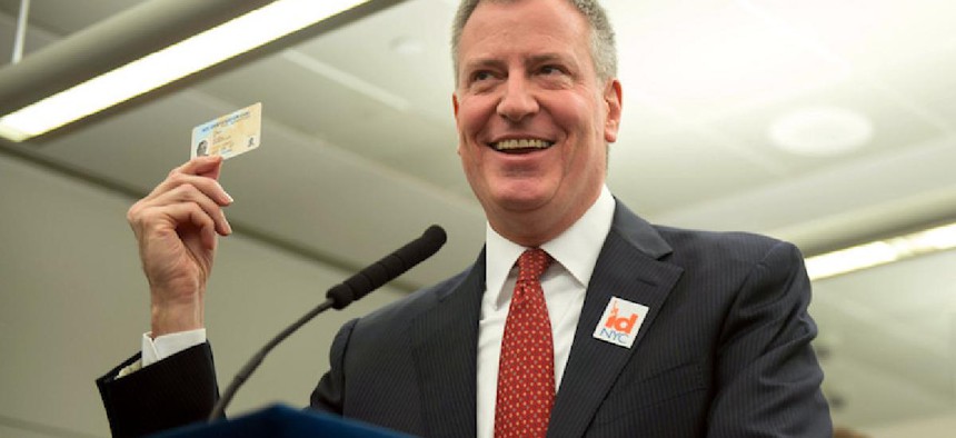 New York City Mayor Bill de Blasio