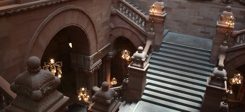 The Million Dollar staircase in Albanys capitol