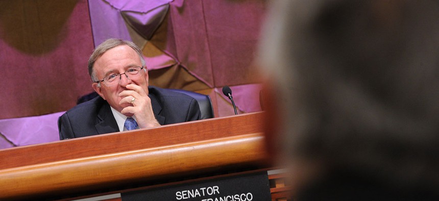 John DeFrancisco represented District 50 in the New York State Senate from 1993 to 2018.