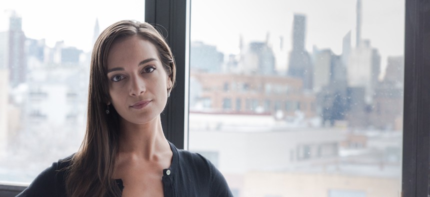 State Senate candidate Julia Salazar