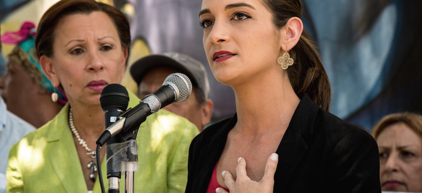 State Senate candidate Julia Salazar