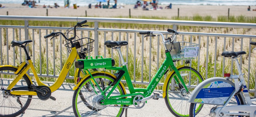 Lime is one of the companies looking to offer dockless short-term bike rentals in New York City.