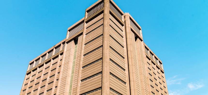 The Manhattan Detention Complex, a municipal jail in Lower Manhattan. 