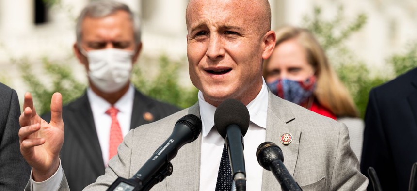Rep. Max Rose called is calling out challenger Assembly Member Nicole Malliotakis.