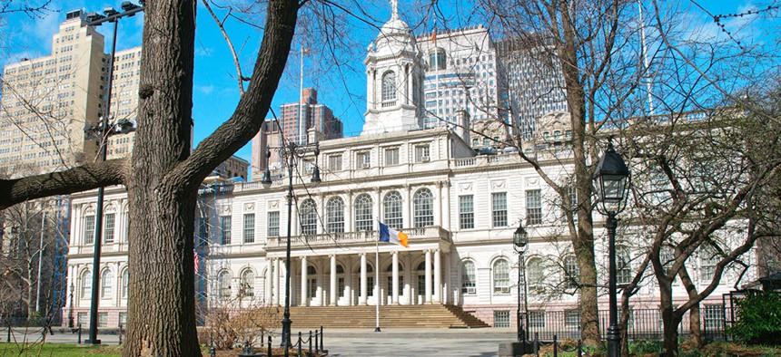 New York City Hall.