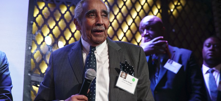 Keynote speaker former Rep. Charles Rangel.