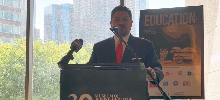 New York City Schools Chancellor speaks at City & State's Education in New York Summit on Thursday.