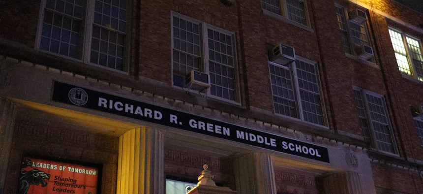 The Richard R. Green Middle School in the Bronx.