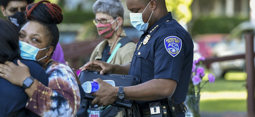 Rochester Police Chief La'Ron Singletary on September 8, 2020.