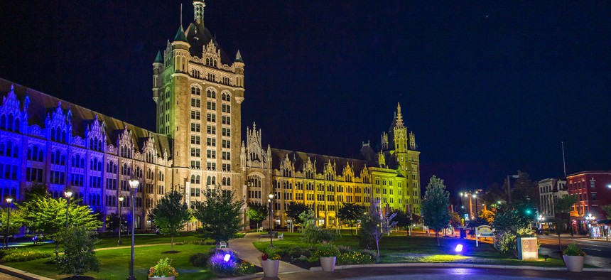 SUNY building in Albany.