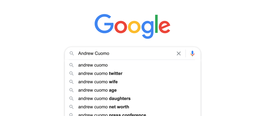 What do the people of Google want to know most about our Governor?