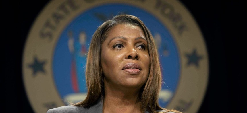 New York State Attorney General Letitia James.