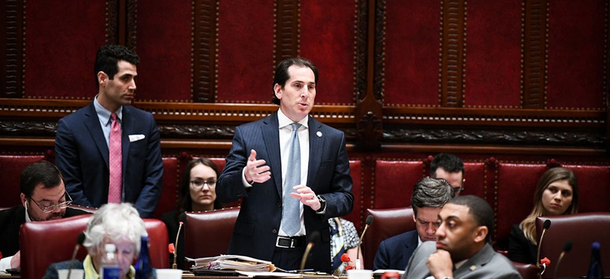 State Sen. Todd Kaminsky, the dean of the Long Island delegation.