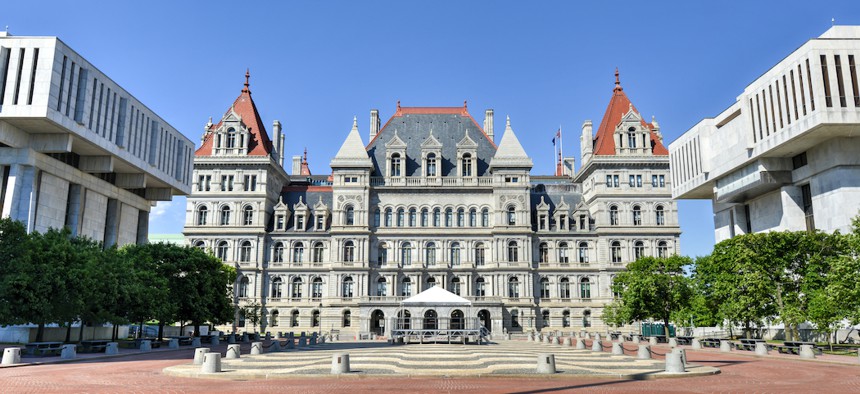 The New York State Capitol in Albany.