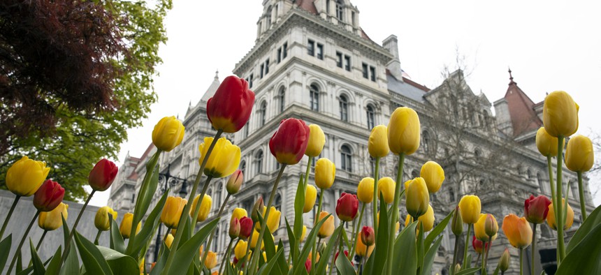 The New York State Capitol in Albany.