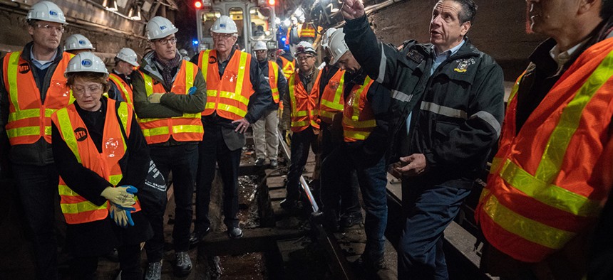 Governor Andrew M. Cuomo tours the L Train’s Canarsie Tunnel 
