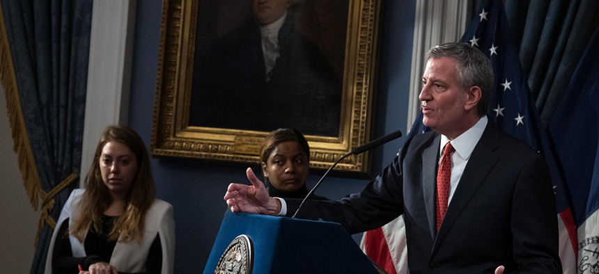 Mayor Bill de Blasio presents the Fiscal Year 2020 Preliminary Budget.