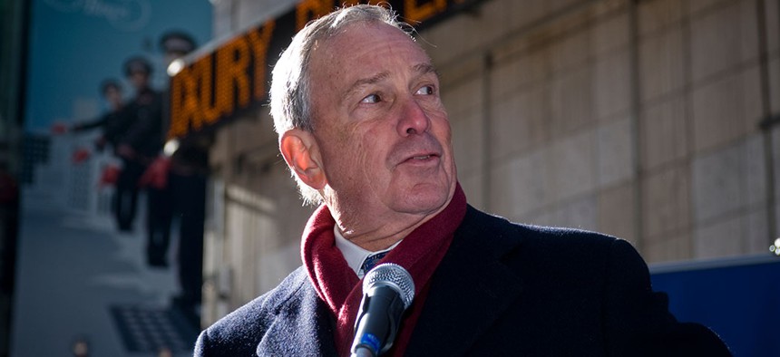 Michael Bloomberg as Mayor of New York City in 2010.