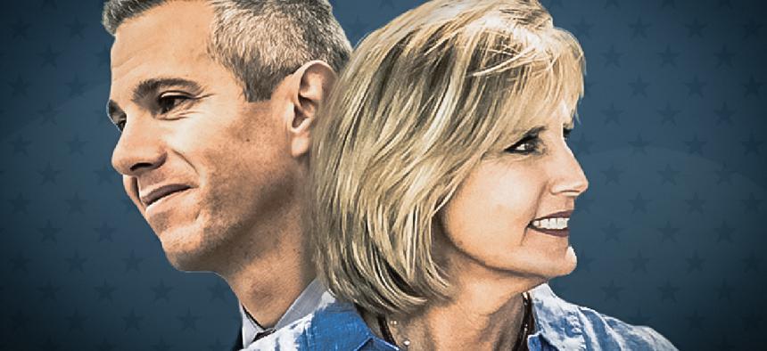 Anthony Brindisi and Claudia Tenney