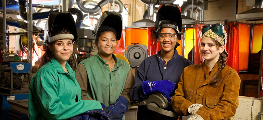 Students can be trained in skills like welding at Buffalo's Northland Workforce Training Center.