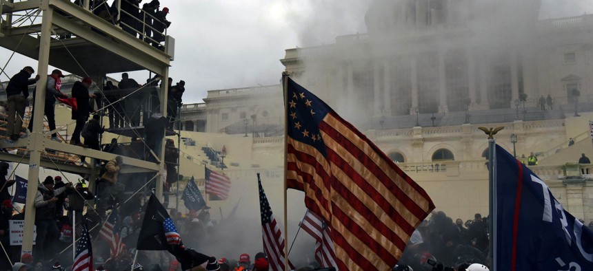 Pro-Trump rioters swarmed the United States Capitol on Wednesday.