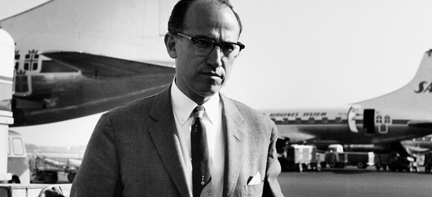 Jonas Salk (above) developed the first vaccine for polio in the 1950s but that was not the end of public health efforts against the childhood disease.