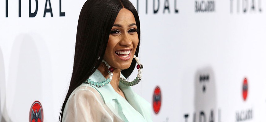 Rapper Cardi B.