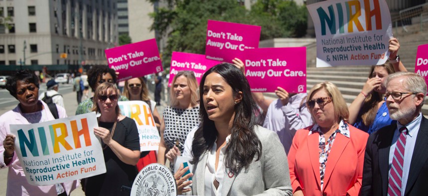 New York City Council Member Carlina Rivera, a leading contender to be the next speaker.