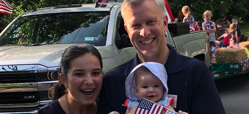 State Sen. Chris Jacobs with his family.