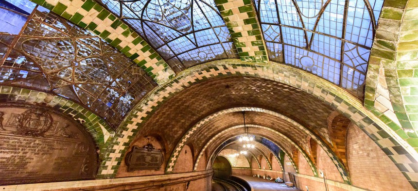 The abandoned City Hall subway station in Manhattan. Lobbyists are known to have influence in places of power, but who are they really?