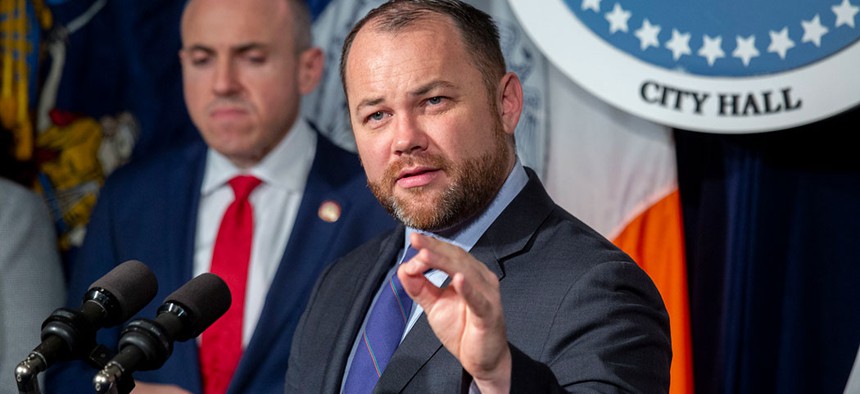 New York City Council Speaker Corey Johnson.