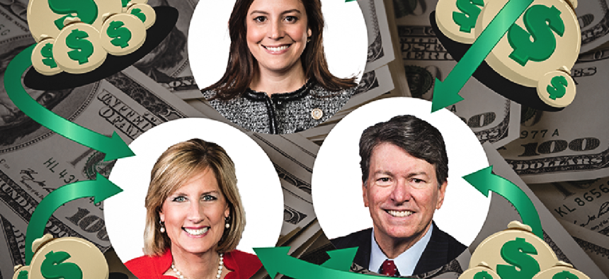 New York congressional candidates John Faso, Claudia Tenney, and Elise Stefanik swimming in cash