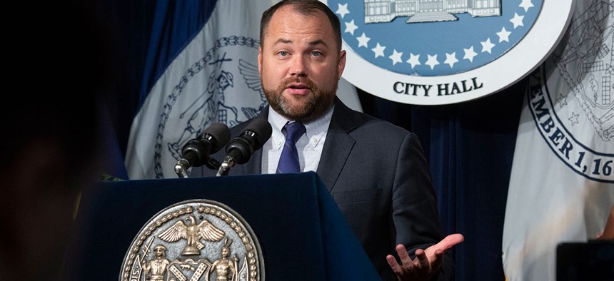 New York City Council Speaker Corey Johnson.