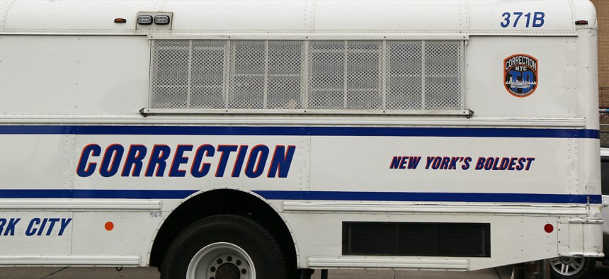 A New York City corrections bus.