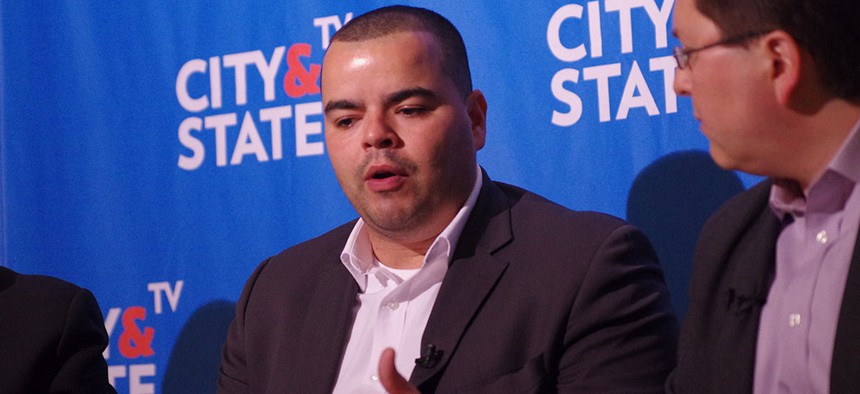 New York state Assemblyman Marcos Crespo attending a Somos reception hosted by City & State in 2014.