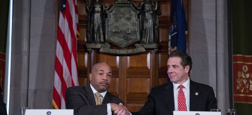 Governor Cuomo and Speaker Carl Heastie outlined an agreement on groundbreaking reforms to New York States ethics laws and rules
