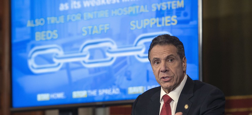 Governor Cuomo during his coronavirus update on April 2nd.