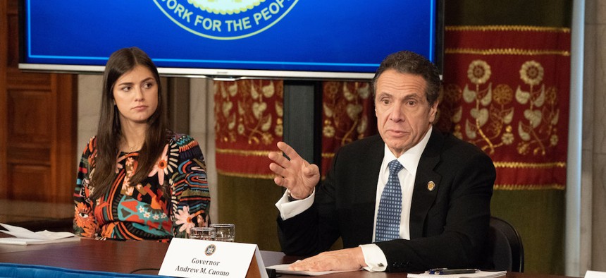 Governor Cuomo on March 19th.