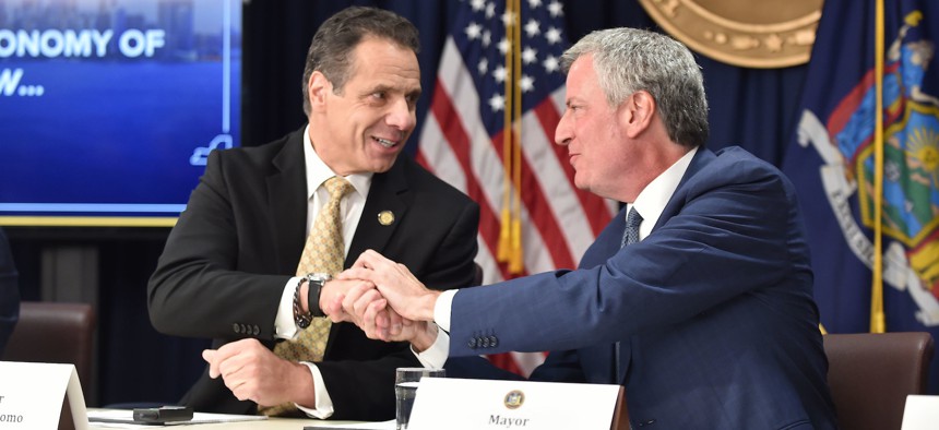 Governor Cuomo and NYC Mayor Bill de Blasio have disagreed a lot throughout the coronavirus pandemic.